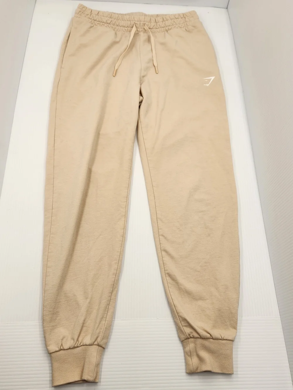 Gymshark Beige Drawstring Joggers - Picture 3 of 11